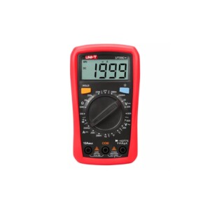 MULTIMETRO DIGITAL AC/DC 200mV A 600V TEMPERATURA -40° A 1000°C, RESISTENCIA, IMPEDANCIA