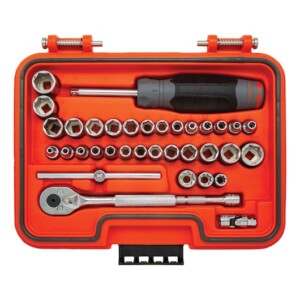 JGO COPAS CUAD 1/4 DE 1/4 A 5/8 Y 4 A 16 MM HEX 36 PZS