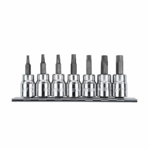 JGO COPAS CUAD 3/8" T-15 A T-50 TORX 7 PZS